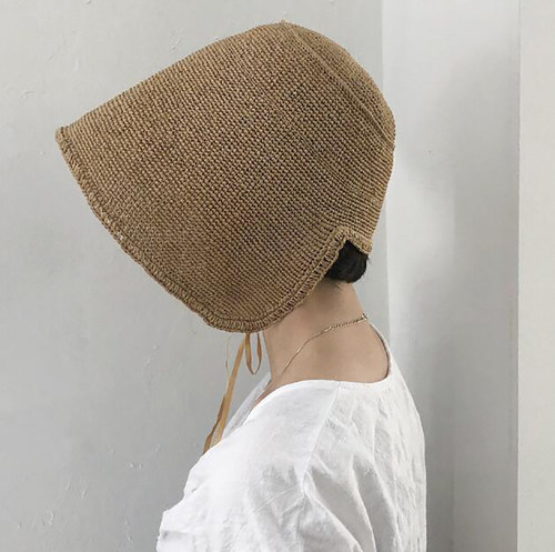 拉拉草草帽女夏天沙滩帽公主帽海边度假大沿防晒护脸遮阳帽子 - 图2