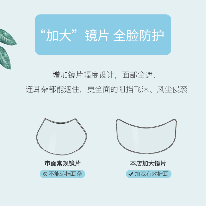 Children's transparent protective mask anti droplet sunscreen HAT baby boys and girls eye protection isolation mask