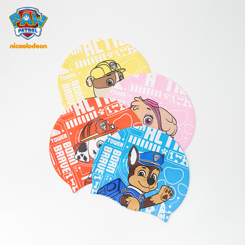 汪汪队儿童泳帽男童防水不勒沙滩硅胶帽2024夏季女孩宝宝游泳装备,淘宝优惠券,粉丝福利购,淘宝优惠卷