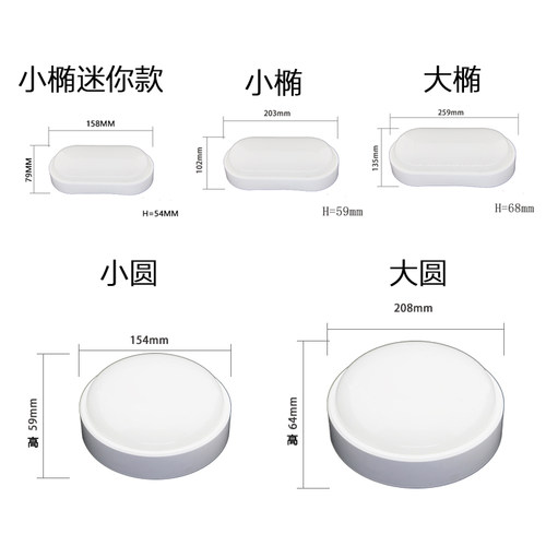 led防水防尘防潮防爆灯罩冷库浴室卫生间灯室外照明灯超亮三防灯 - 图0