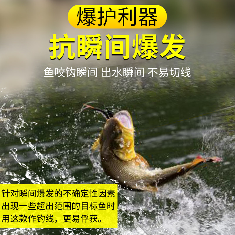 日本进口钓鱼线正品超柔软台钓子线 千丝坊鱼线