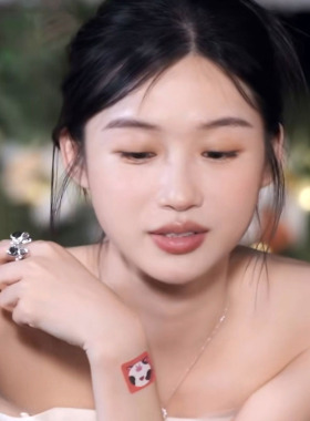 心动的信号阮小咪同款蝴蝶结戒指设计感简约时尚高级感指环指圈