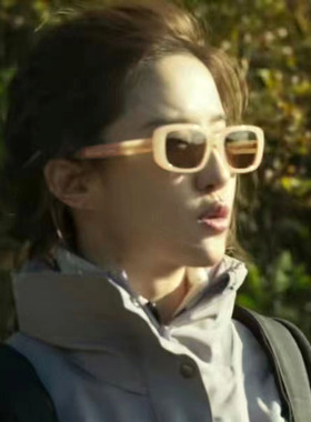 玫瑰故事刘亦菲黄亦枚同款墨镜太阳镜黑色方框遮阳防晒偏光眼镜女