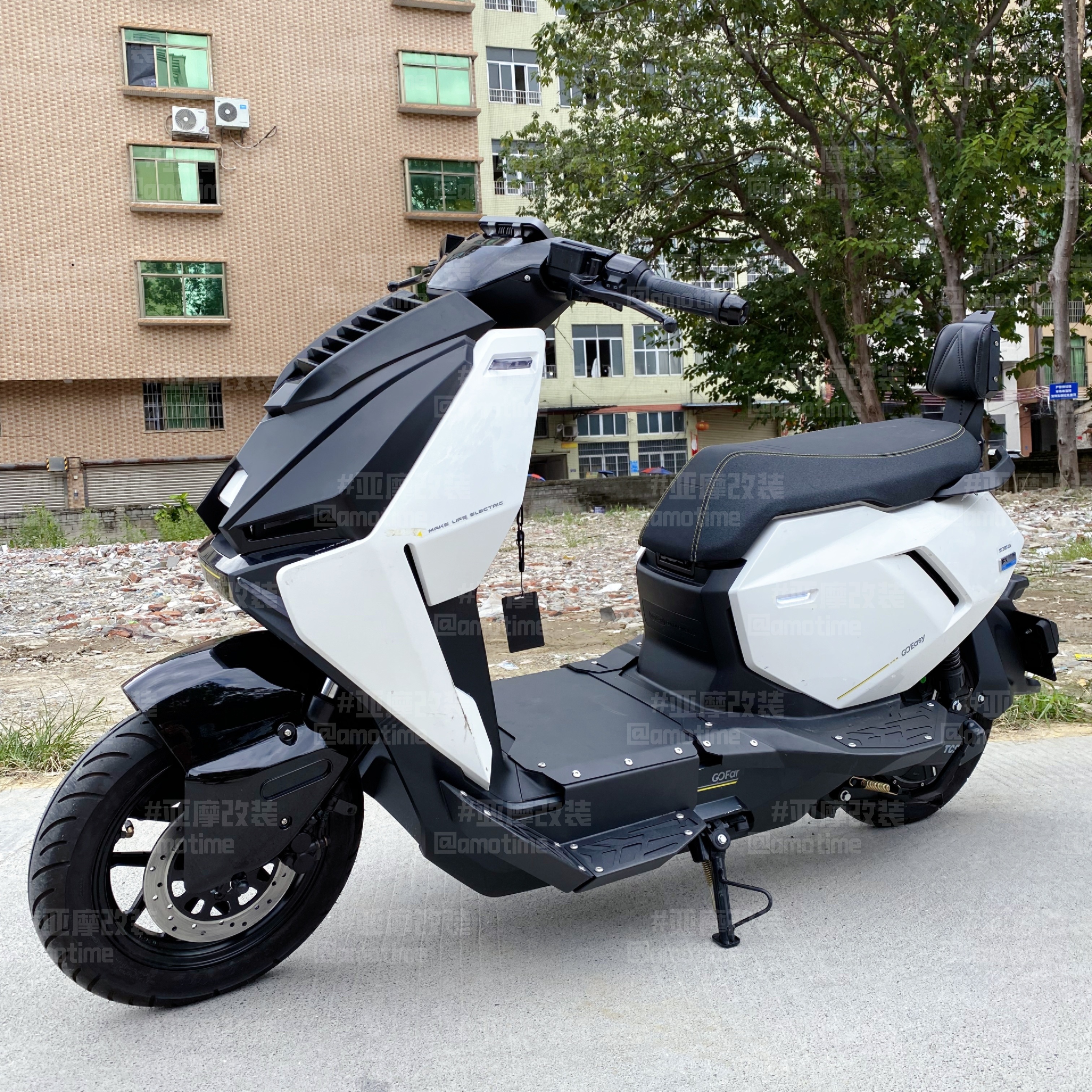 适用小牛电动FX 改装下沉脚踏板加宽加长前置专用脚踏铝合金配件 - 图2