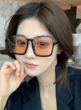 新款时尚大框墨镜防炫光显脸瘦