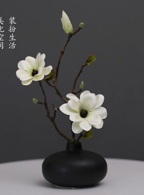 新中式仿真玉兰花花艺套