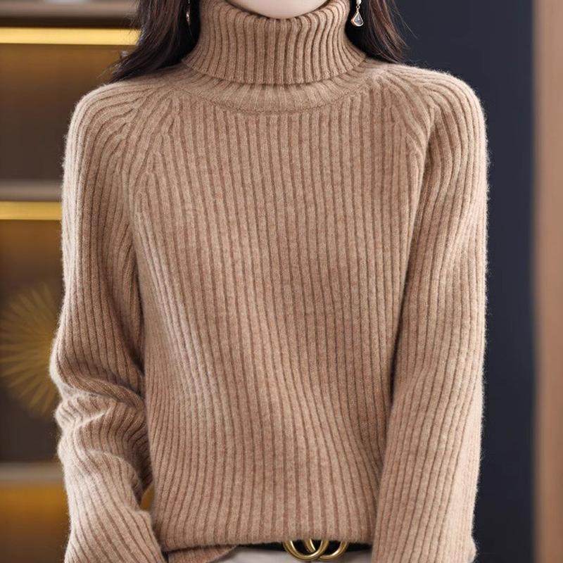 高级感软糯羊绒衫女毛衣高领宽松翻领冬季内搭针织打底加厚款毛衣,淘宝优惠券,粉丝福利购,淘宝优惠卷