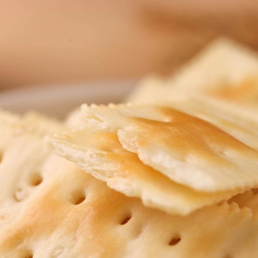 多乐趣全麦苏打饼干无蔗糖梳打美味零食小包装称重500g 整箱3000g