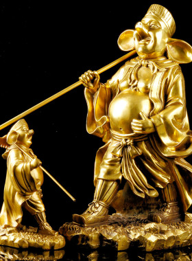 瑞君黄铜古典办公区礼品