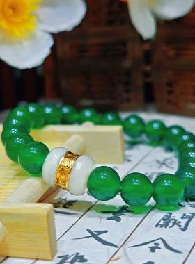 端午爆款转运路路通天然绿玛瑙