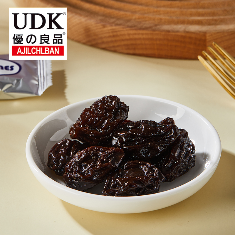 UDK优之良品西梅遇见黑酸梅什锦味凉果脯蜜饯罐装休闲小零食120g-图1