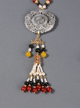 璎珞长背云项圈古风汉服马面裙