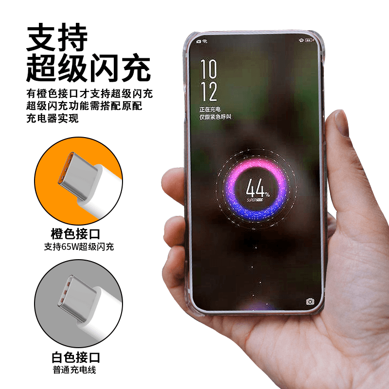 适用opporeno8原装数据线OPP0Ren08Pro手机充电线插头0pp0reno8快充1m加长1.5/2米原配原厂opop人o八rene - 图1