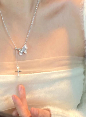 清冷感叠戴锁骨链女款小众感颈链