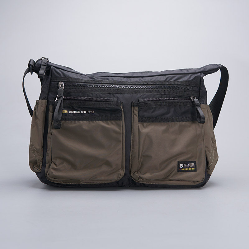 volunteer新款男士包袋斜挎包休闲牛津布包男单肩包男包简约纯色,淘宝优惠券,粉丝福利购,淘宝优惠卷
