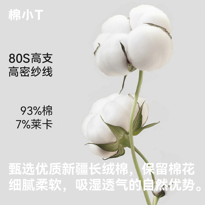 2026新款夏季短袖圆领修身正肩莱卡液氨新疆长绒棉T恤抗皱吸湿-1