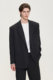 South Korea's Ziozia Group's high-end brand, fashionable, loose and casual black wide-fit men's suit