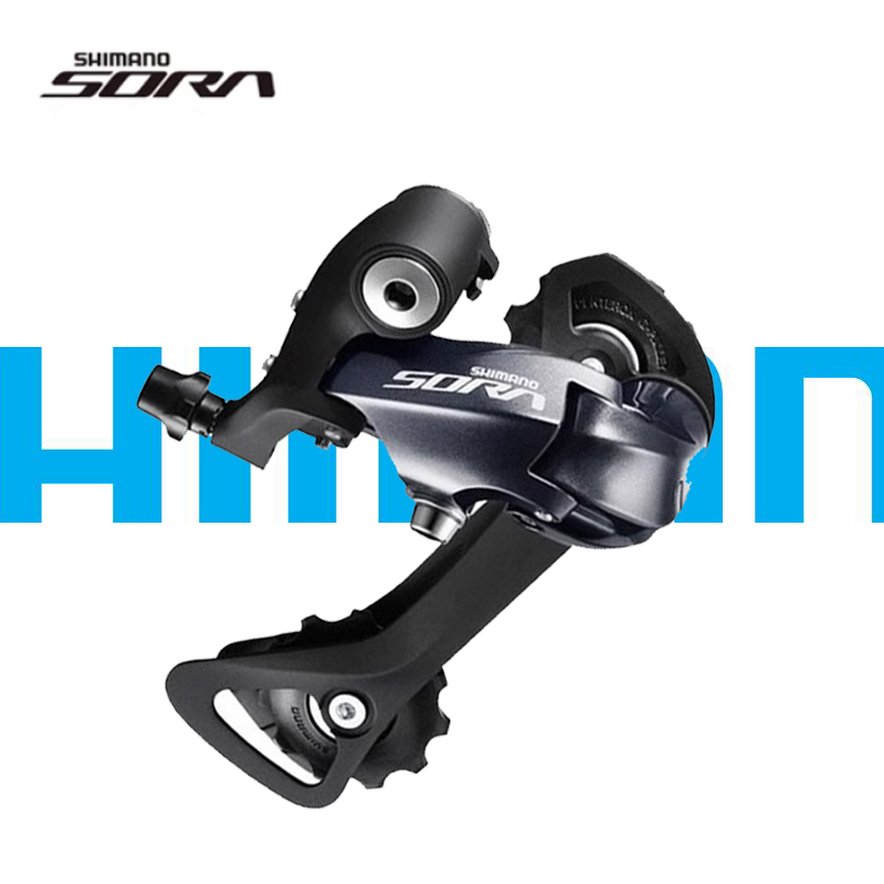 SHIMANO SORA R3000 R2000后拨公路折叠自行车9/8速短中腿变速器 - 图1