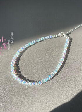 超闪！极细水晶手链ins小众设计女生高级感轻奢叠戴简约闺蜜手串