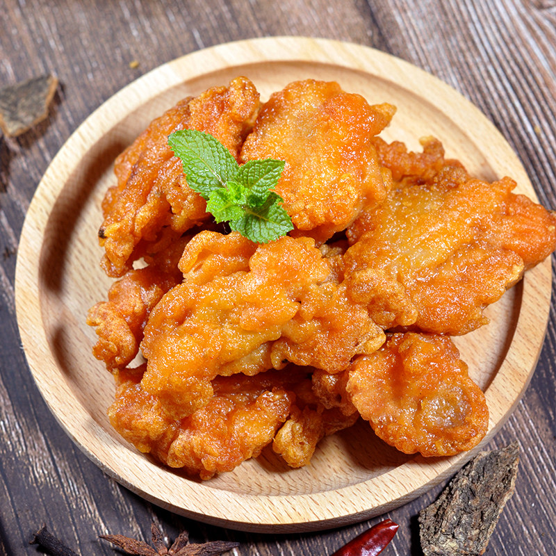 孚德龙骨脆 吮指骨香脆 龙脆骨1千克一包 鸡排小吃 鸡骨架