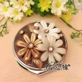 Глина в форме сердца, круглое квадратное зеркало, «сделай сам»