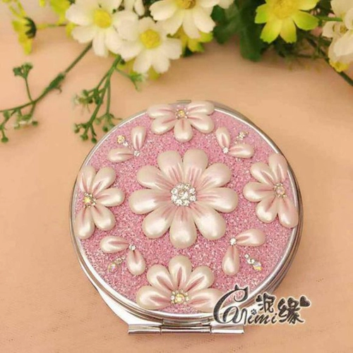 Глина в форме сердца, круглое квадратное зеркало, «сделай сам»