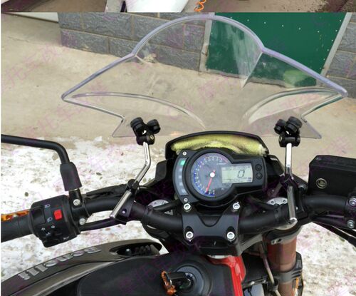 新街火223 彪影 战神 KP150 RX FZ1N FZ6N改装挡风玻璃 风挡玻璃 - 图1