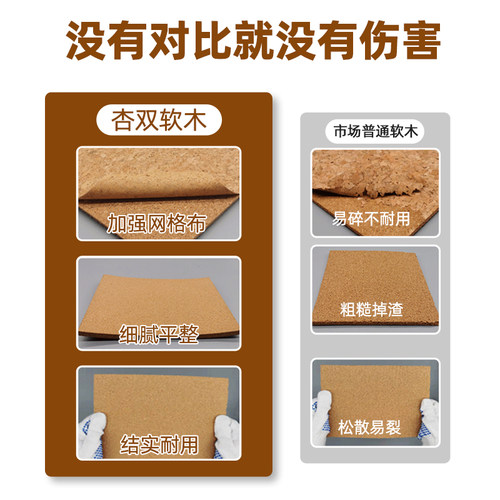 优质进口10MM软木板照片墙自粘墙贴墙面装饰幼儿园主题墙毛毡板墙贴作品展示墙留言板宣传栏 - 图1