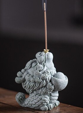 精选高端创意生肖k龙茶宠摆件桌面装饰品新中式钱龙送宝线香插香