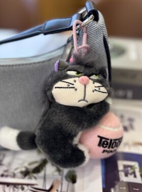 路西法猫网球包挂饰送男生日礼物