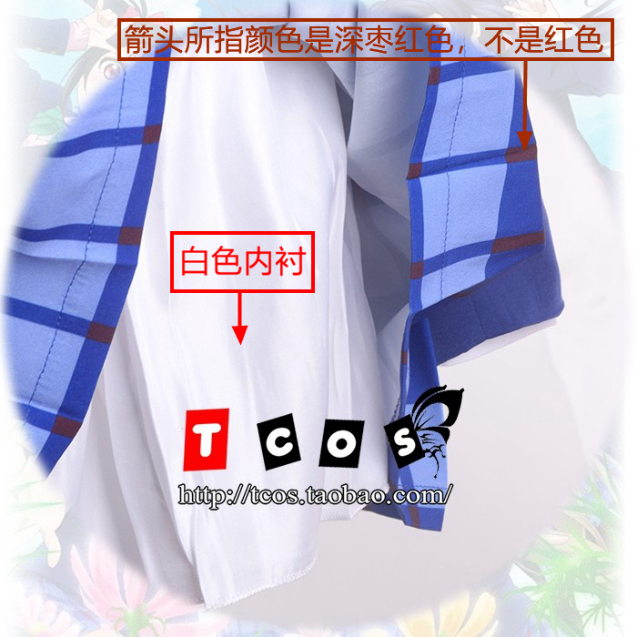 TCOS lovelive cos裙子夏季制服 lovelive校服动漫cosplay服装-图2