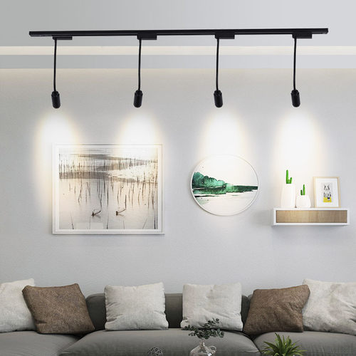 软管射灯led明装长臂杆吸顶小射灯迷你调焦背景墙壁灯侧装轨道灯 - 图0