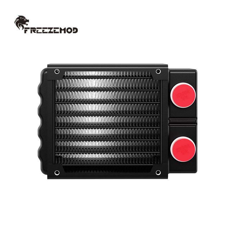 FREEZEMOD小型水冷散热器SR-80SLG14L螺纹口双层铝散热排无人机,淘宝优惠券,粉丝福利购,淘宝优惠卷