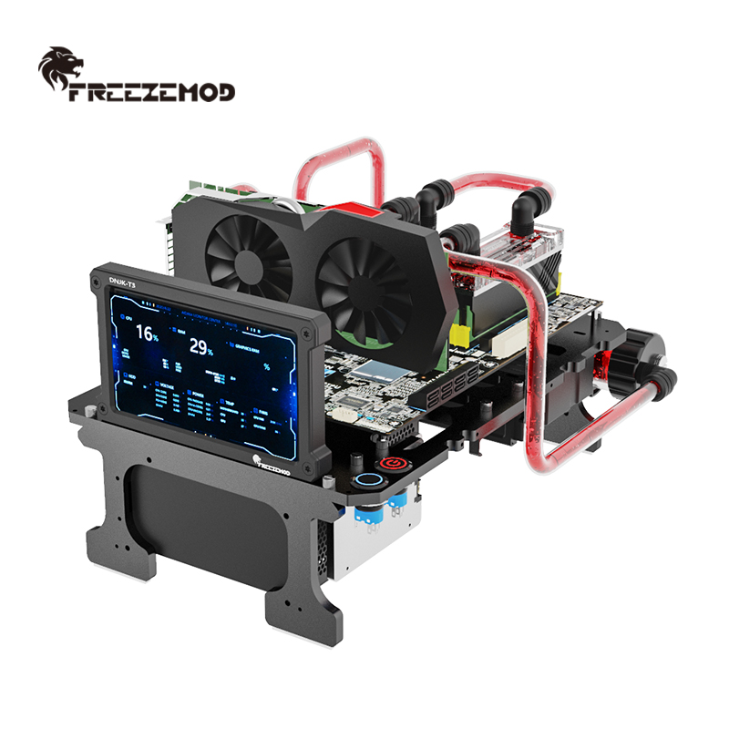 Freezemod computer case water cooling open type
