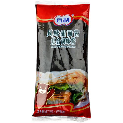百利甜面酱1kg装 商用烤鸭酱手抓饼炸酱面鸡肉卷酱家用韩式烤肉酱 - 图3