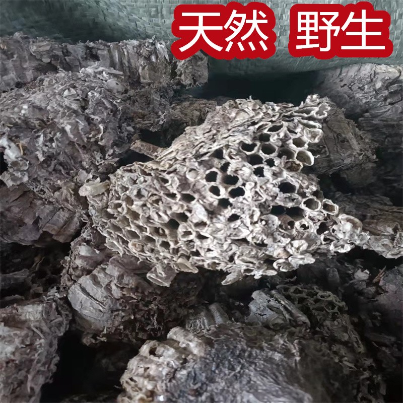 野生正品野蜂窝中药材500g马蜂窝软蜂房黄蜂窝整个新货露蜂房泡茶 - 图0