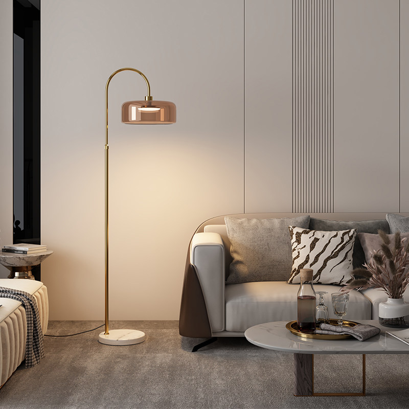 意式极简轻奢落地灯客厅卧室沙发旁边几高级艺术氛围法式复古台灯,淘宝优惠券,粉丝福利购,淘宝优惠卷