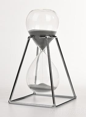 正品属沙漏计钟时器30分金圣创诞节礼物轻奢计时沙漏意办公室客厅