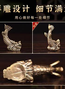 纯铜鸱吻避火龙厨房摆件