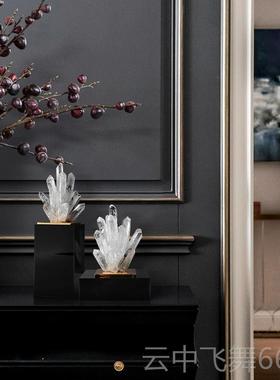 正品5折 北书欧造水晶摆人件客厅房办公室酒柜装饰品乔迁品新居礼