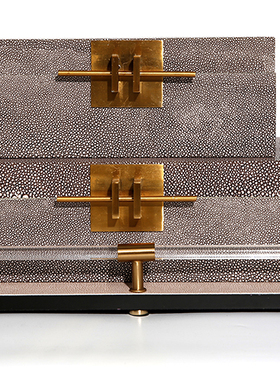 轻奢风亚克力托盘样板房软装饰品