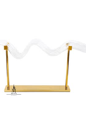 工艺不锈钢底座时尚风摆台装饰品