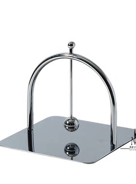 现代轻奢书房金属镜面装饰摆件