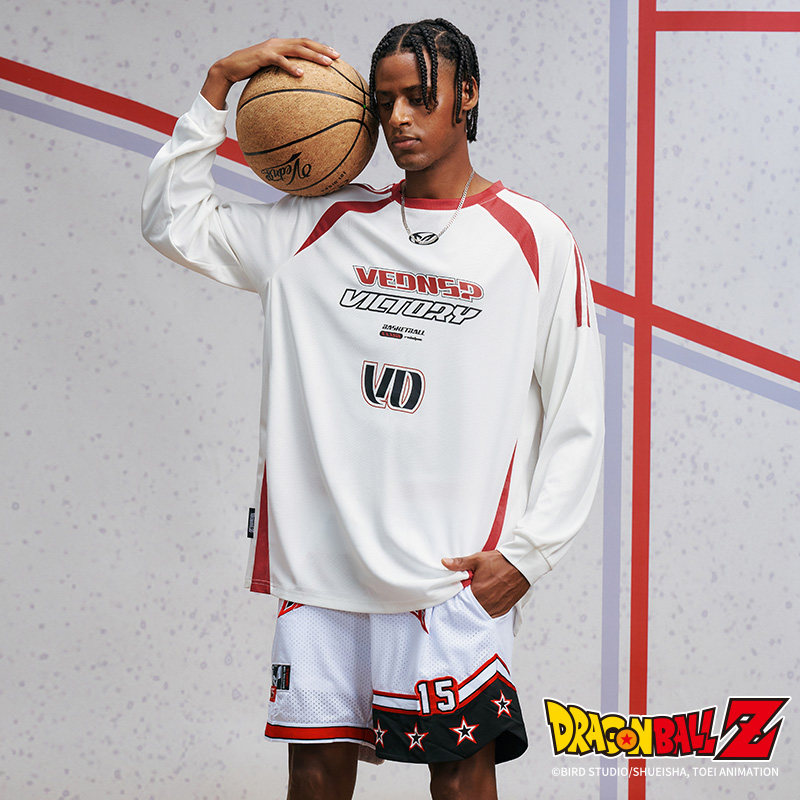 维动龙珠Z联名长袖投篮服运动T恤男美式篮球健身训练跑步网眼上衣,淘宝优惠券,粉丝福利购,淘宝优惠卷