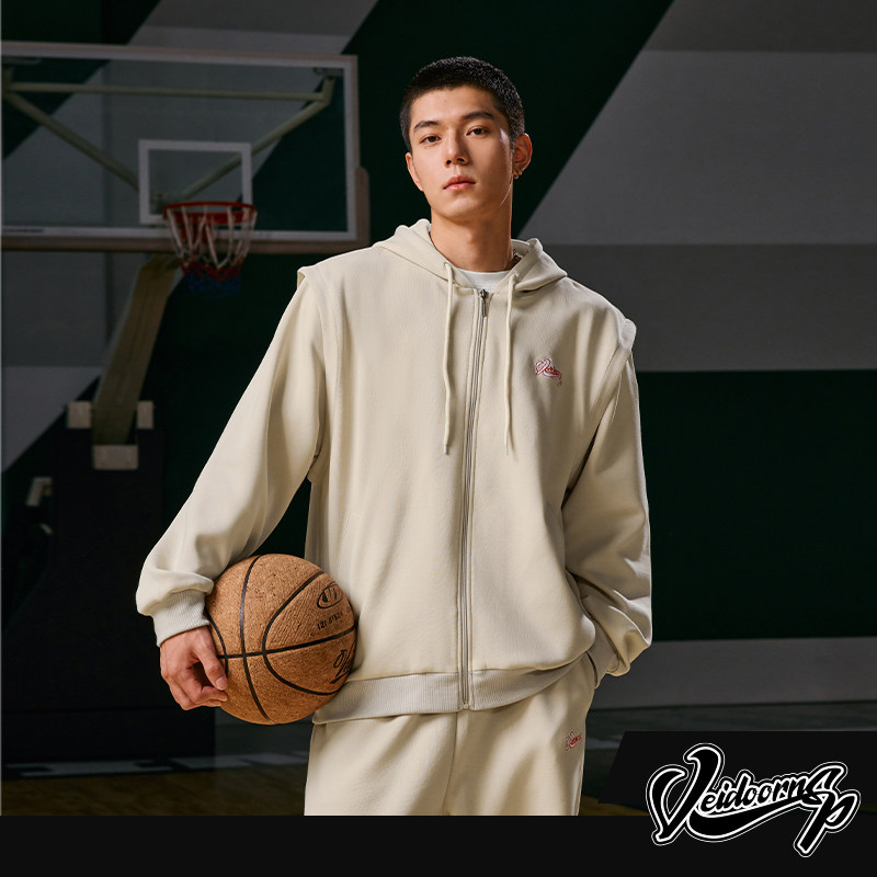 维动长袖开衫卫衣男连帽拉链美式篮球训练宽松休闲春秋季运动外套,淘宝优惠券,粉丝福利购,淘宝优惠卷