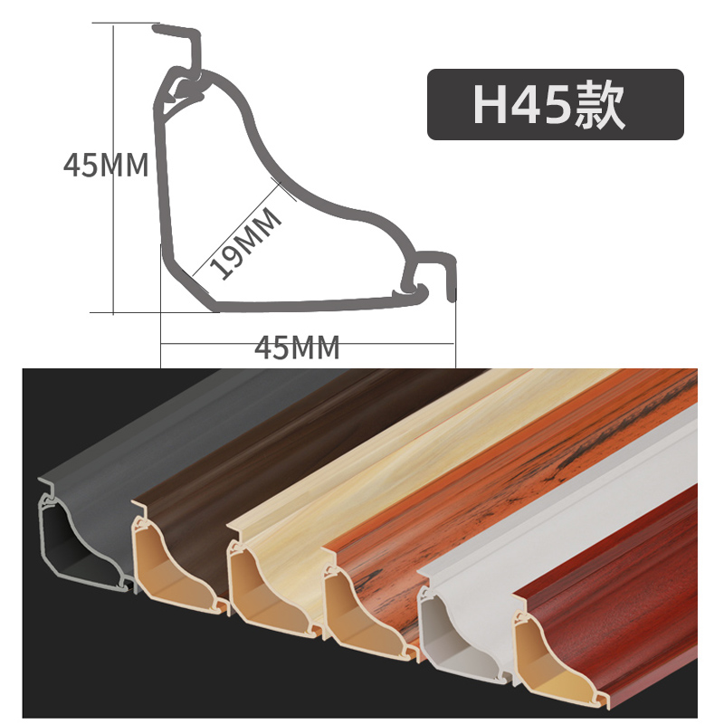 pvc墙角三角电线槽阴角石膏线顶角明装明线隐形线槽走线槽天花-图3
