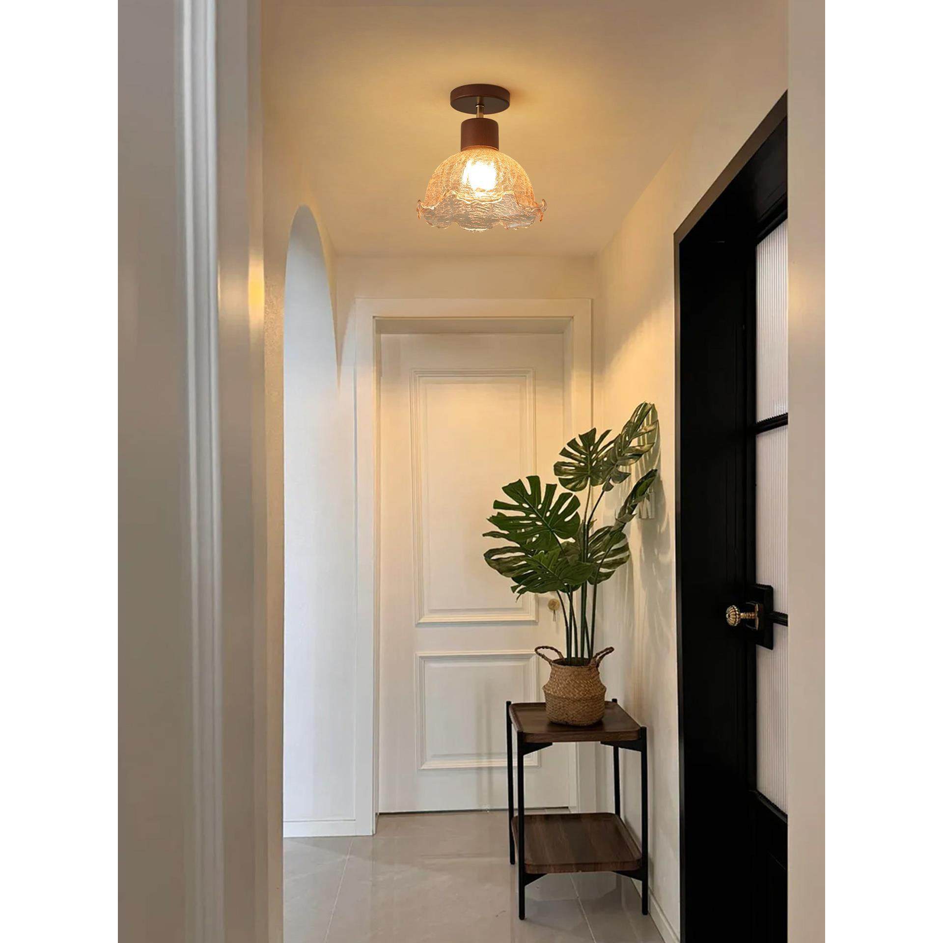 法式中古风走廊过道灯复古高级感贝壳入户玄关灯衣帽间阳台吸顶灯,淘宝优惠券,粉丝福利购,淘宝优惠卷