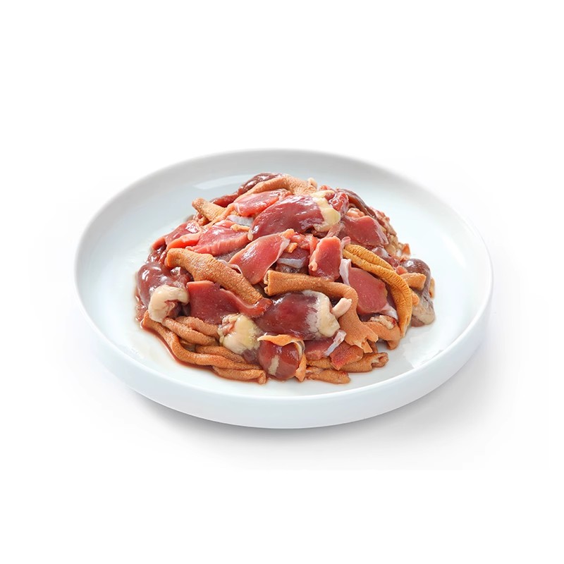 Shennong Meichu prepared chicken offal 1kg*5 packs of chicken hearts, gizzards, chicken intestines and offal mix for commercial catering pre-made dishes