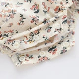 Детский комбинезон, боди для новорожденных для девочек, термобелье для принцессы, в западном стиле, осенний