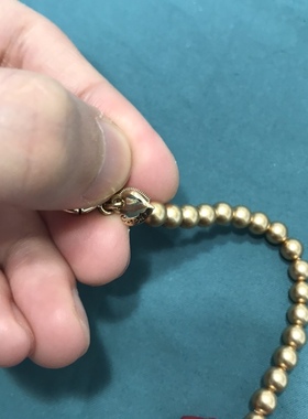 Vintage中古卡罗莉carolee仿珊瑚红色项链 只有一件